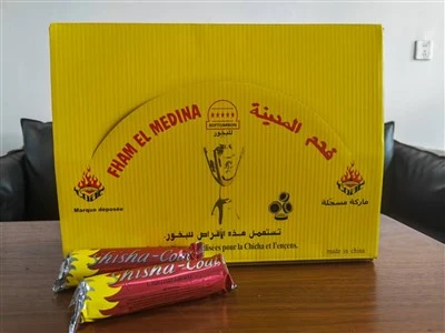 Svart kol för vattenpipa Shisha kol